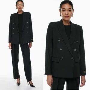 Aritzia Babaton Classic Black Index Blazer